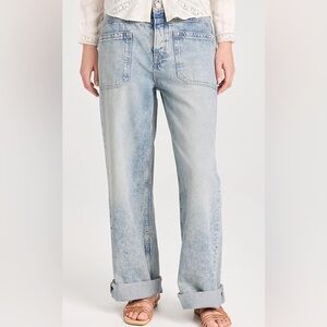 Free People We The Free Women's Palmer Cuffed Jeans size 32